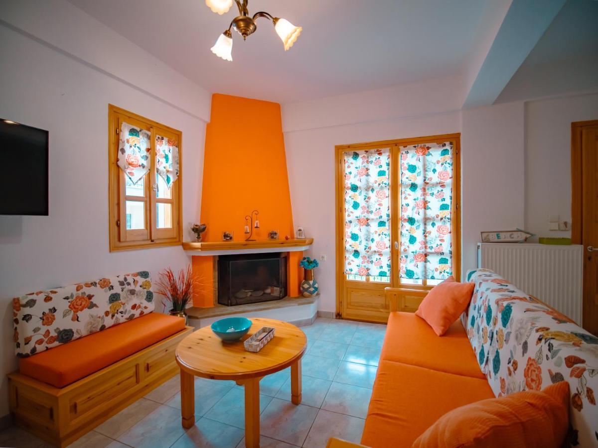 Orange House For Big Families In Damouchari - Delicious Houses 외부 사진